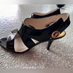 Michael Kors Black and Gold Heels